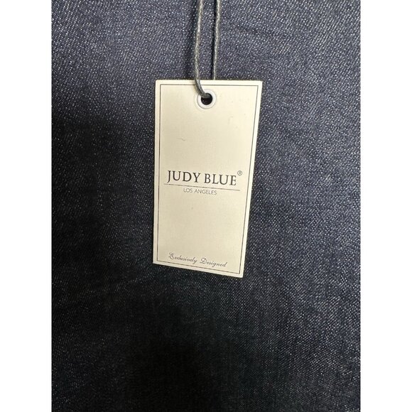 Judy Blue Cuffed Shorts Dark Wash Size 3XL NWT Stretch Denim - Picture 5 of 13